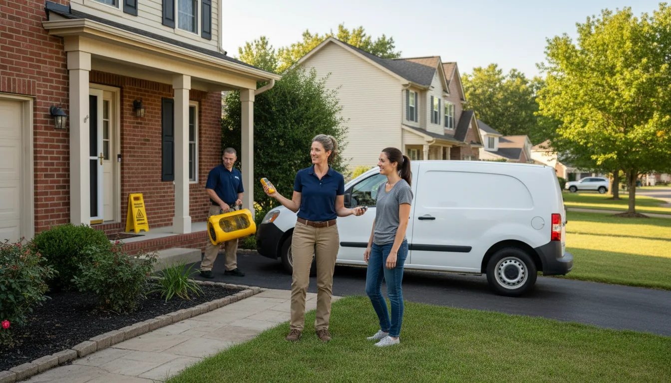 Residential water damage restoration in Swea City, IA